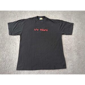 XNT T Shirt Mens 2XL Black Short Sleeve Crew Neck Embroidered Las Vegas USA